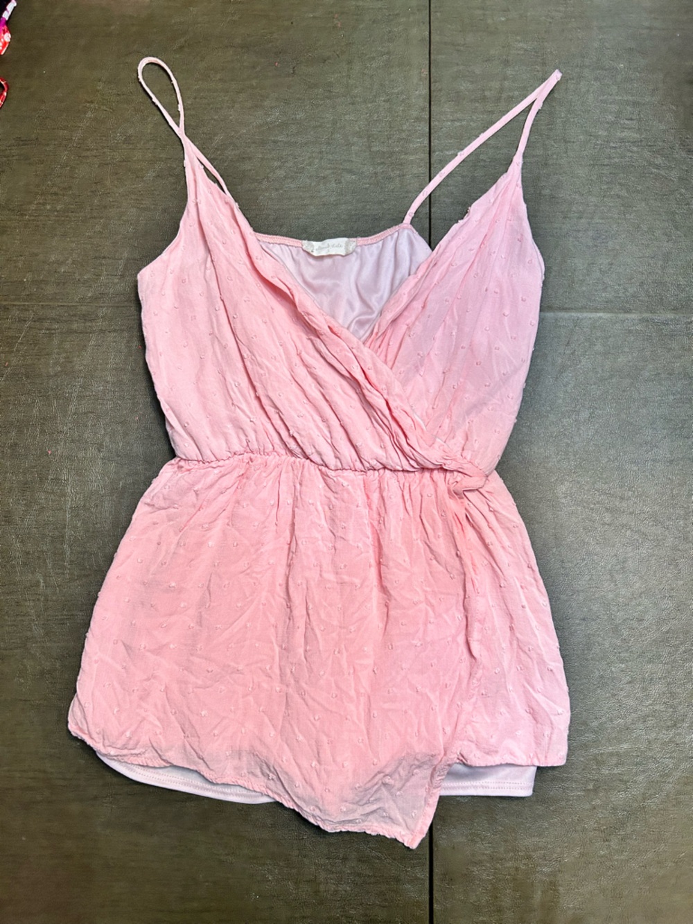 Altar'd State Blush Pink Spaghetti Strap Romper